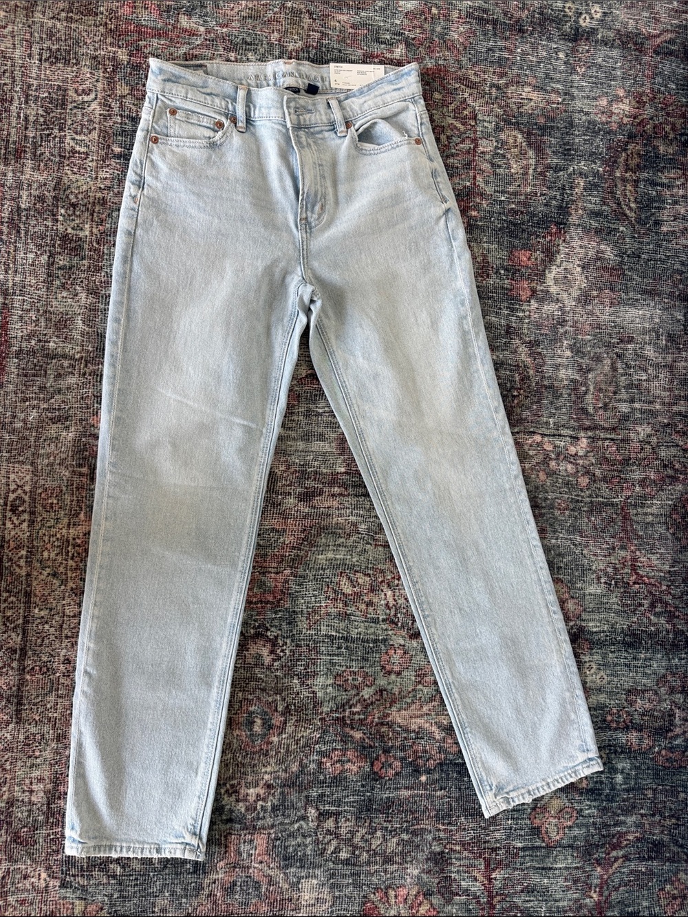 American Eagle Outfitters Light Blue Straight Leg Jeans